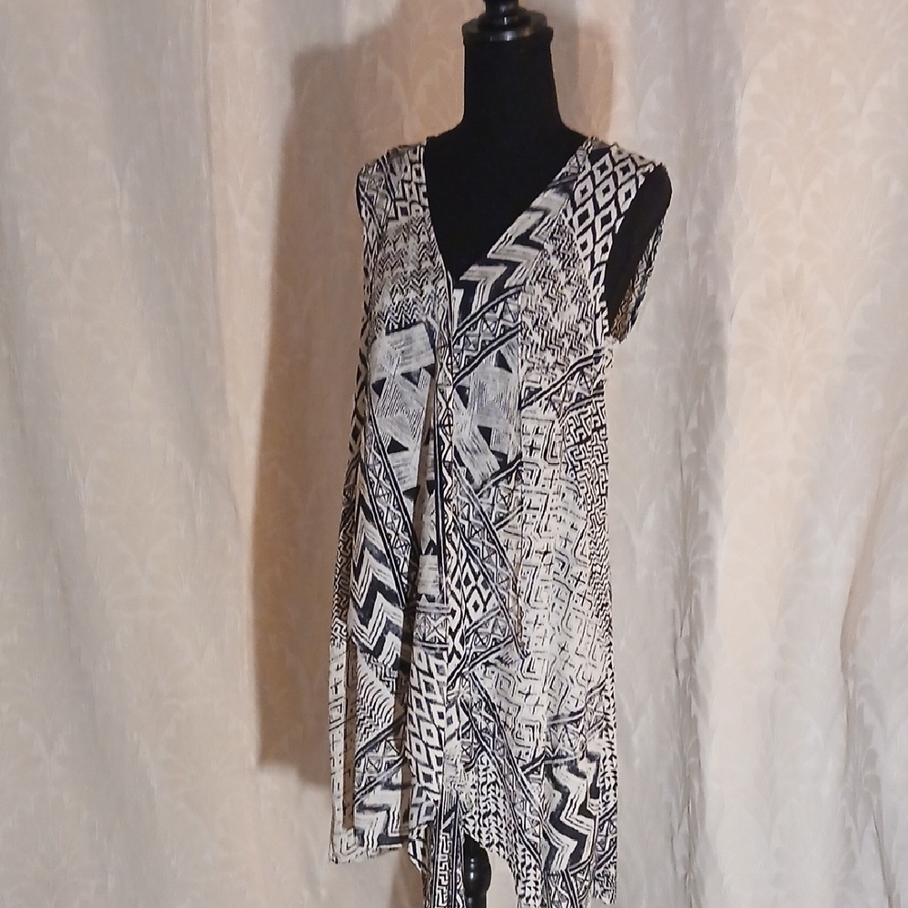 BCBGMaxAzria Monochrome Asymmetrical Dress